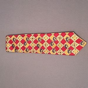 Specialty Collection Red Gold Diamond Necktie